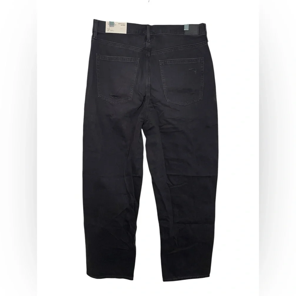 American Eagle New Washed Black Highest Rise 90s Boyfriend Jeans Size 14